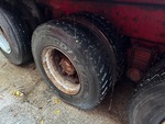 Underbody with Right Rear Drive Tires