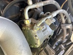 Engine with A/C Compressor