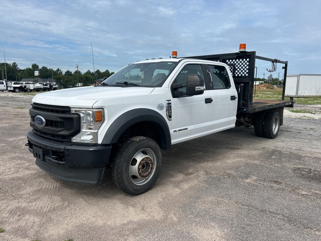 2020 Ford F-550 XL 4x4 Crew Cab Flatbed Truck