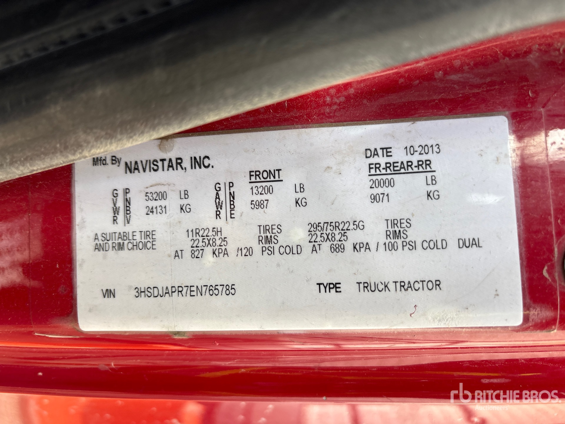 Photo of a 2014 International PROSTAR+