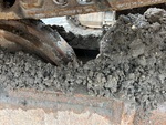 Undercarriage with Left Track Tensioner
