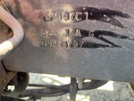 General Appearance with Frame Stamp Serial Number/VIN Photo