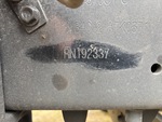 General Appearance with Frame Stamp Serial Number/VIN Photo