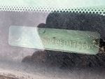 General Appearance with Frame Stamp Serial Number/VIN Photo