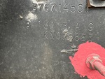 General Appearance with Frame Stamp Serial Number/VIN Photo