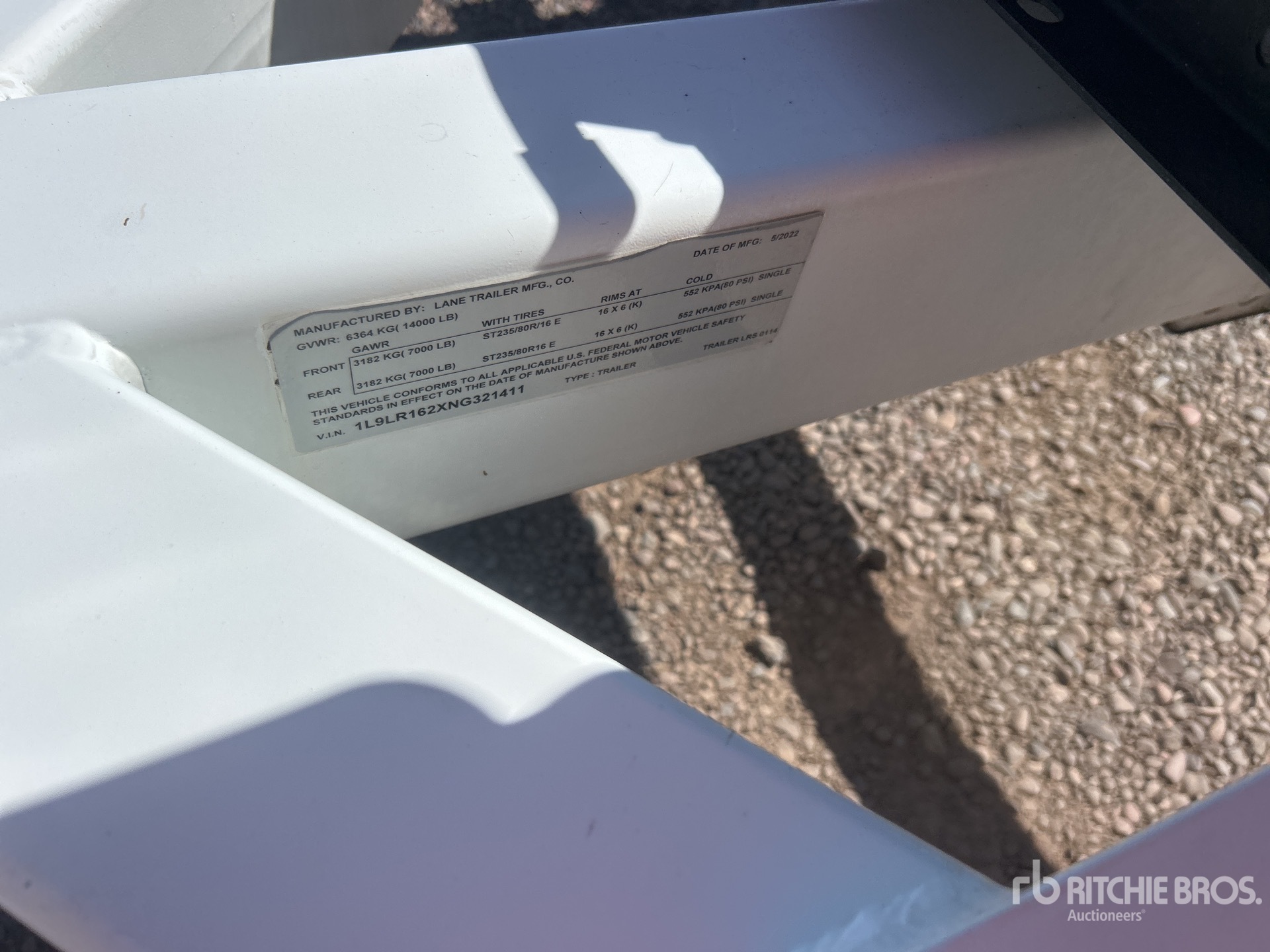 Photo of a 2022 Lane LRS0114