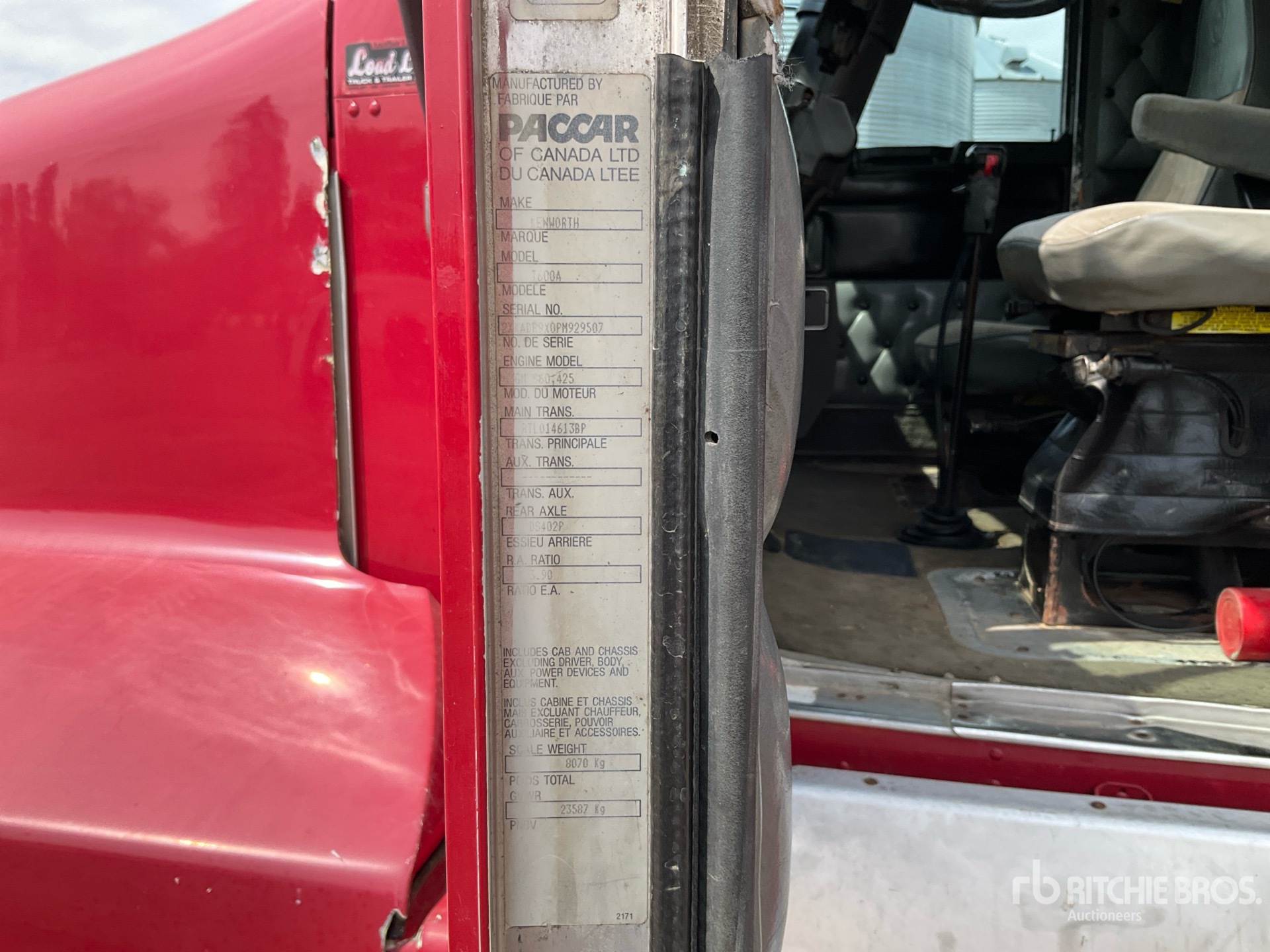 1993 Kenworth T600A