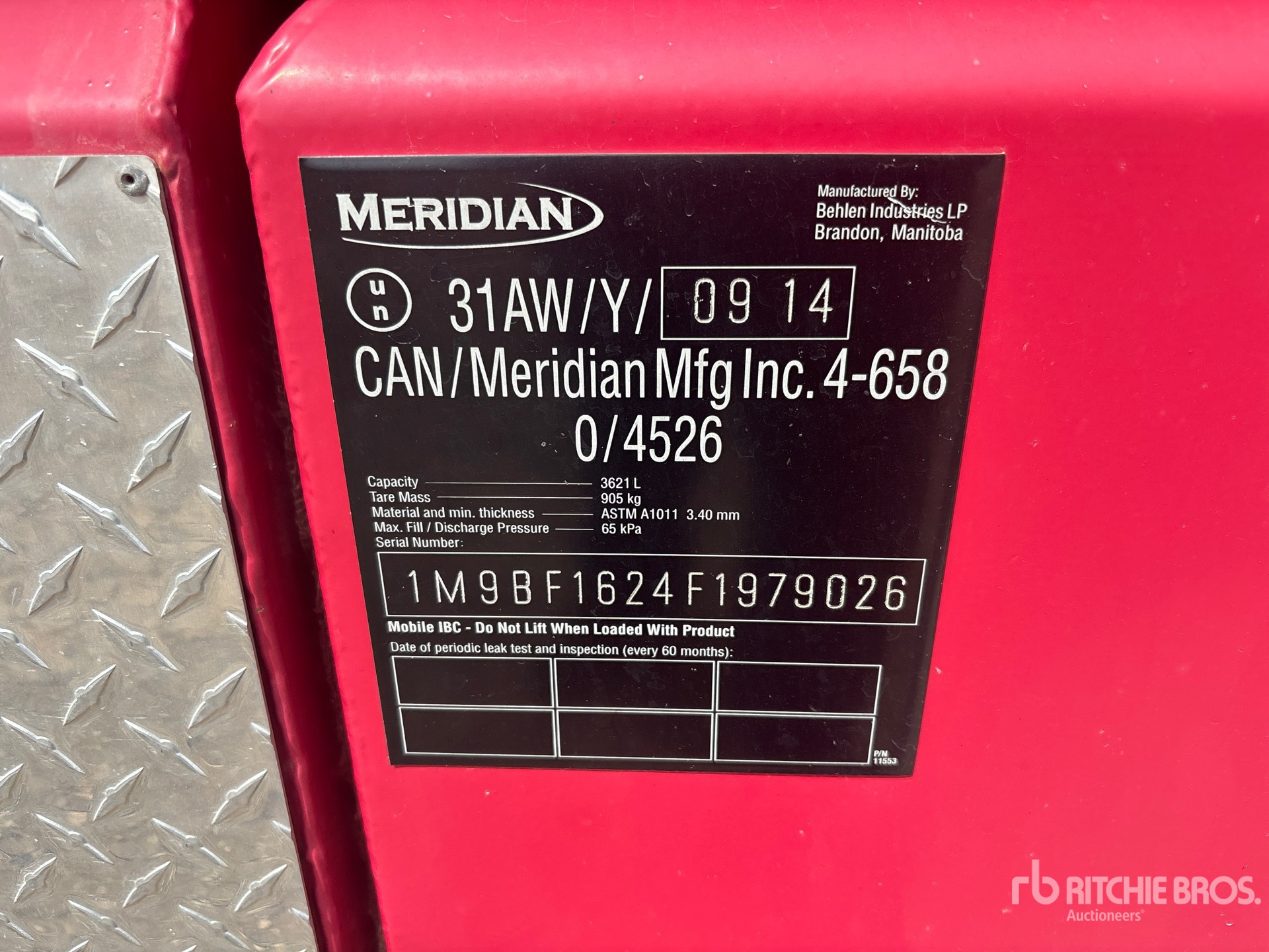 2015 Meridian FUEL EXPRESS PL