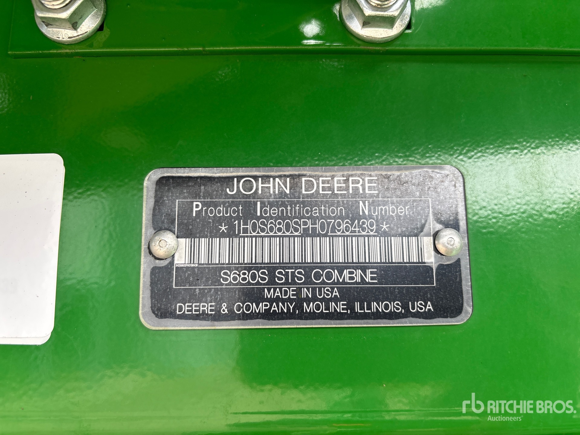 2017 John Deere S680