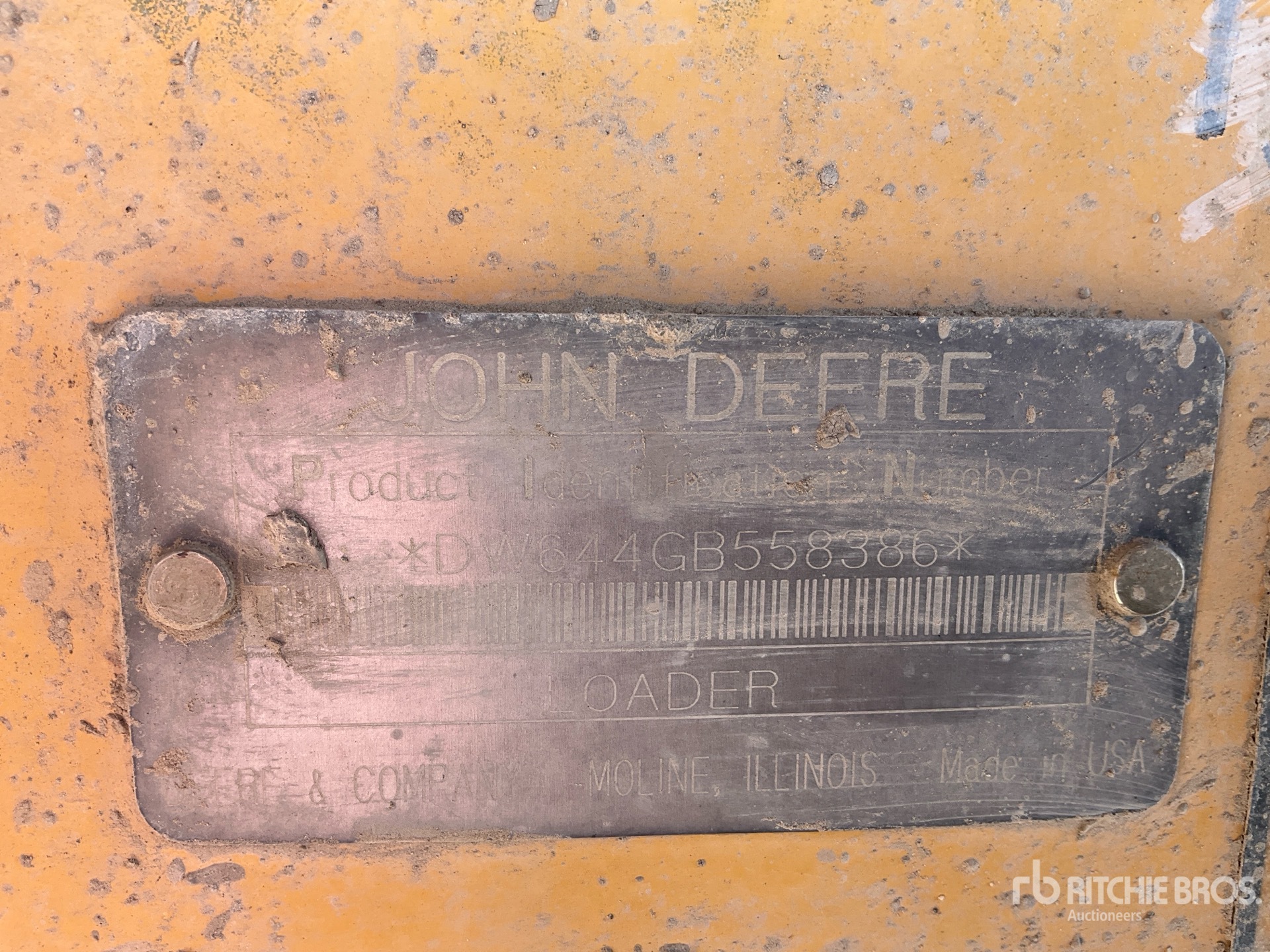 Photo of a 1996 John Deere 644G
