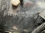 General Appearance with Frame Stamp Serial Number/VIN Photo