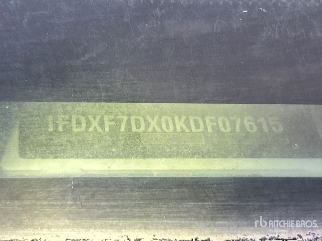General Appearance with Frame Stamp Serial Number/VIN Photo