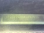 General Appearance with Frame Stamp Serial Number/VIN Photo
