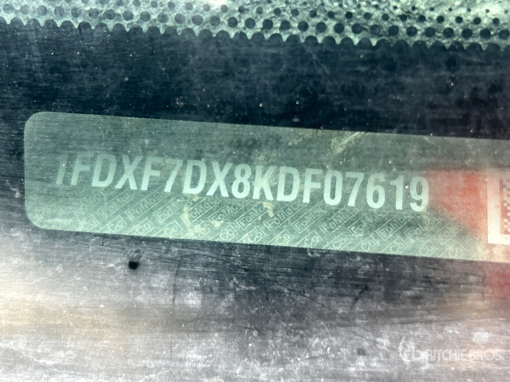 General Appearance with Frame Stamp Serial Number/VIN Photo
