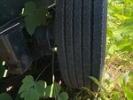 Trailer Chassis with Tire Condition
