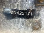 General Appearance with Frame Stamp Serial Number/VIN Photo