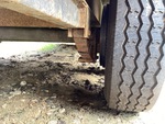 Trailer Chassis with Springs/Hangers Condition