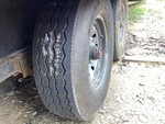 Trailer Chassis with Tire Condition