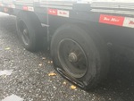 Trailer Chassis with Tire Condition