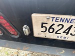 Trailer Chassis with License Plate Light Functional