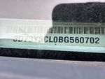 General Appearance with Frame Stamp Serial Number/VIN Photo