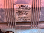 Engine with Emission Label