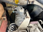 Engine with A/C Compressor