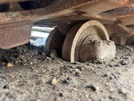 Undercarriage with Left Carrier Rollers