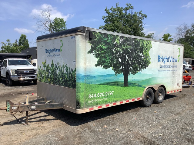 2014 Bravo 20 ft T/A Enclosed Trailer