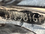 General Appearance with Frame Stamp Serial Number/VIN Photo