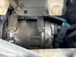 Engine with A/C Compressor