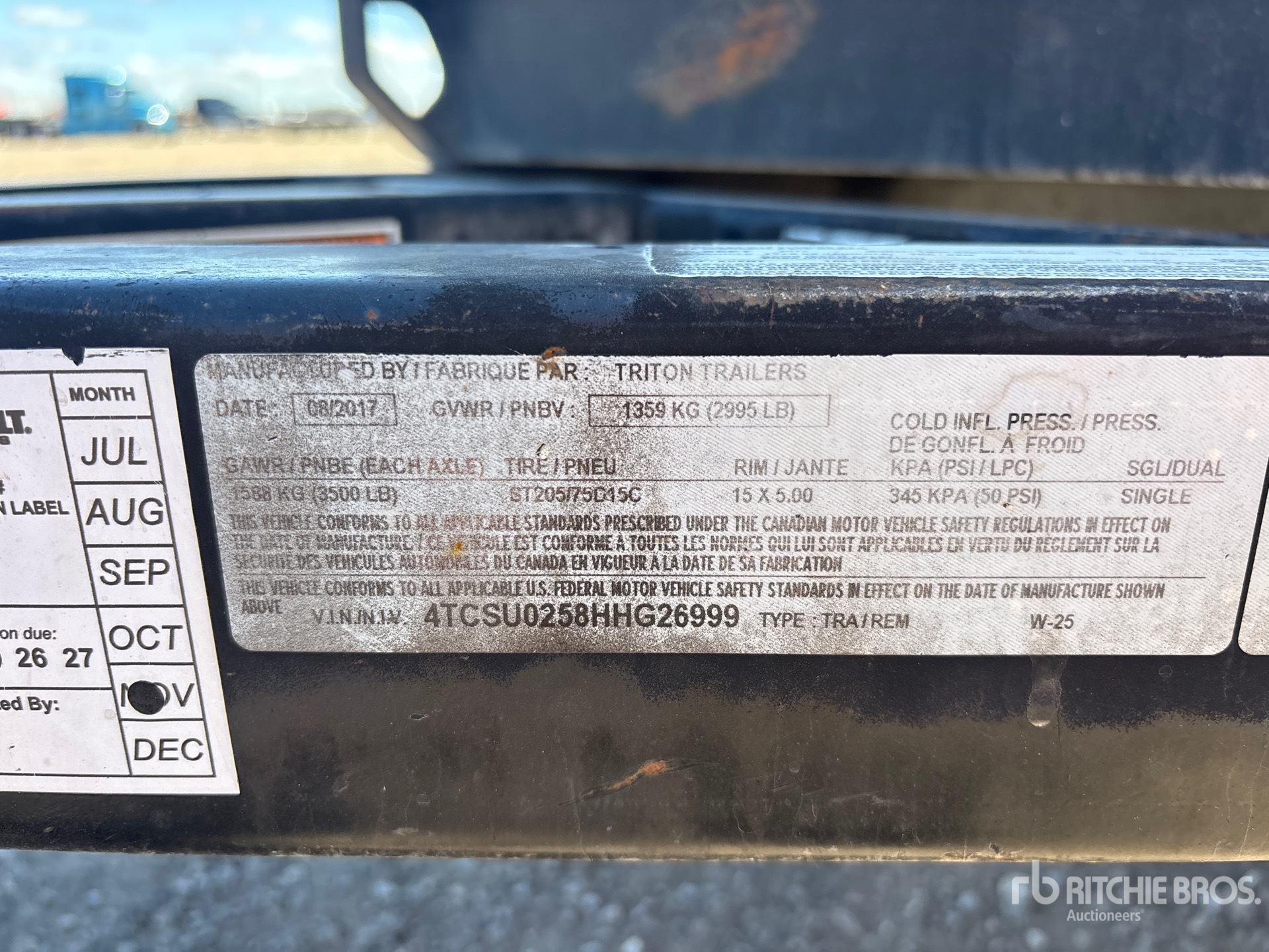 General Appearance with Unit Serial Number