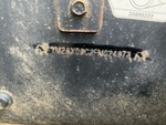 General Appearance with Frame Stamp Serial Number/VIN Photo