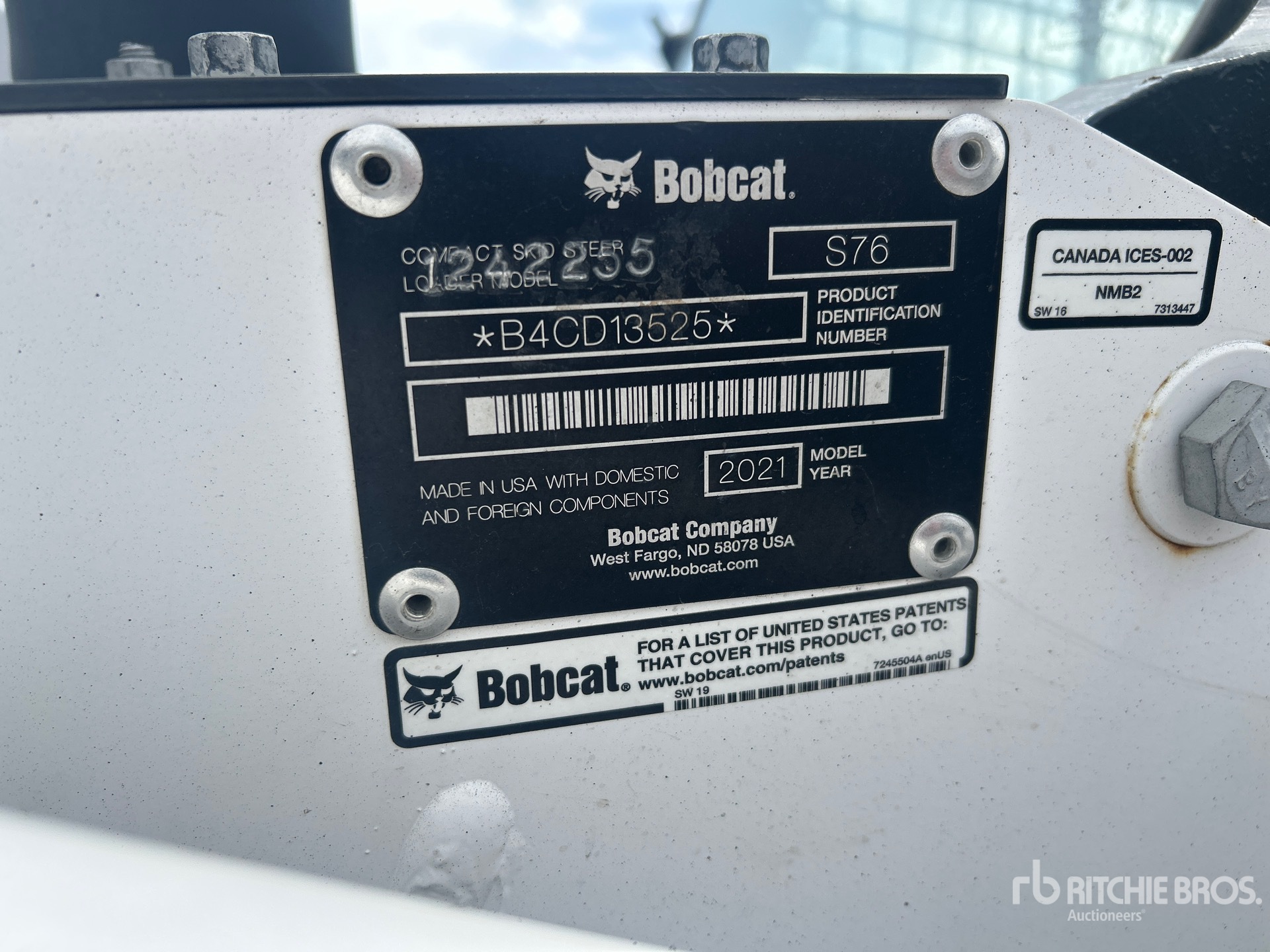 Photo of a 2021 Bobcat S76