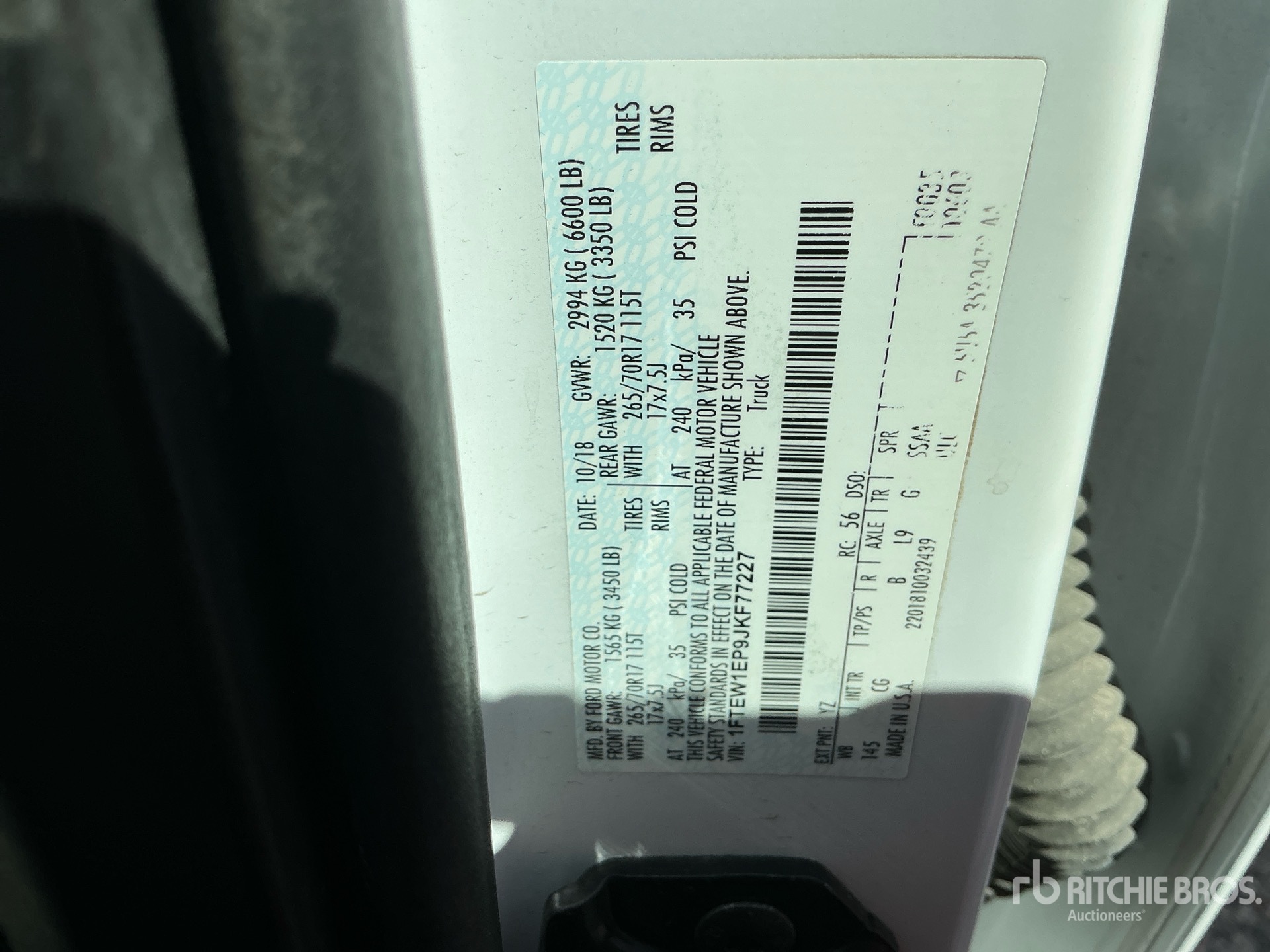 Photo of a 2018 Ford F-150