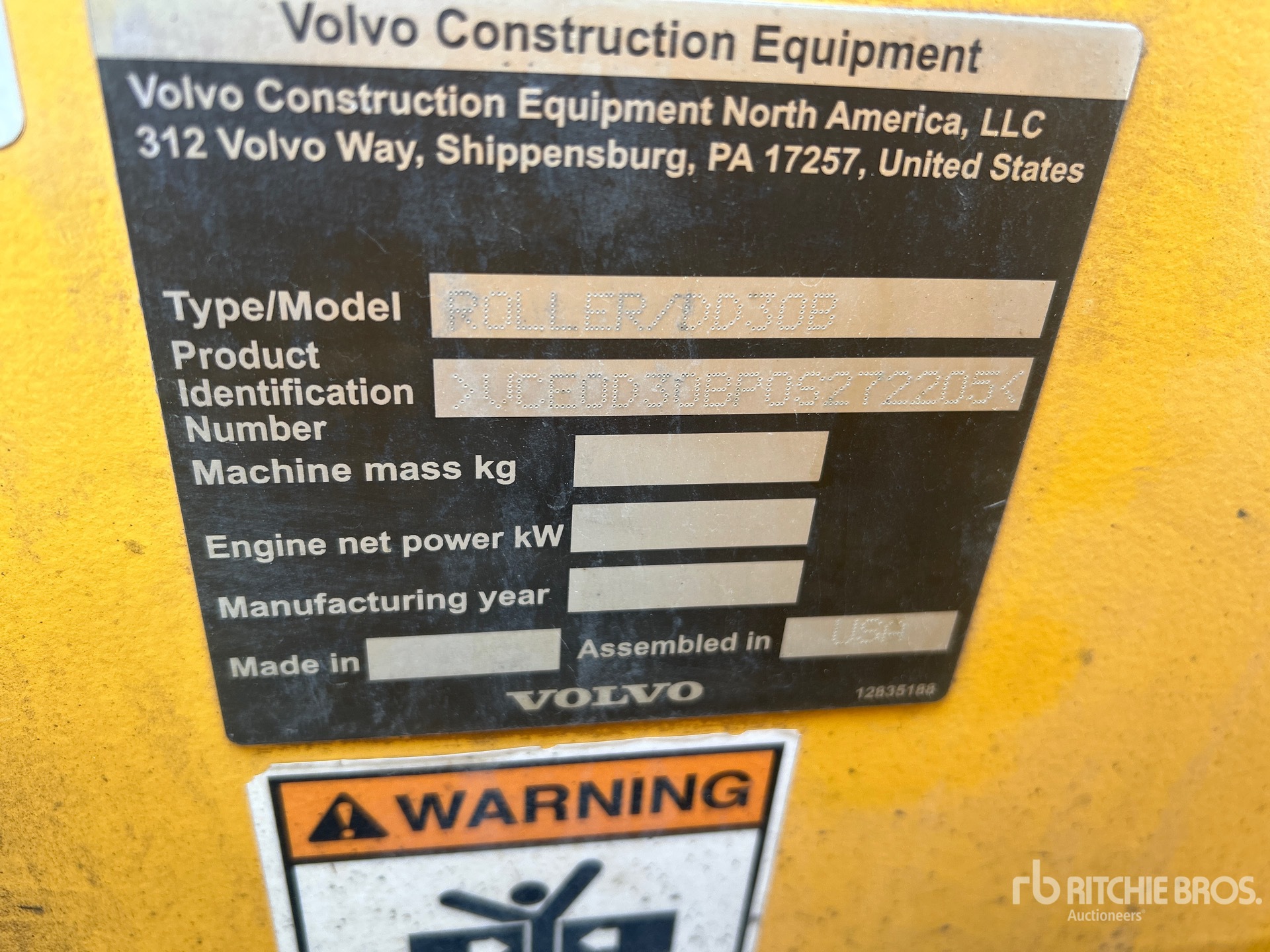 Photo of a 2017 Volvo DD30