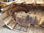Undercarriage with Left Track Tensioner