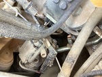 Engine with A/C Compressor