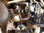 Engine with A/C Compressor