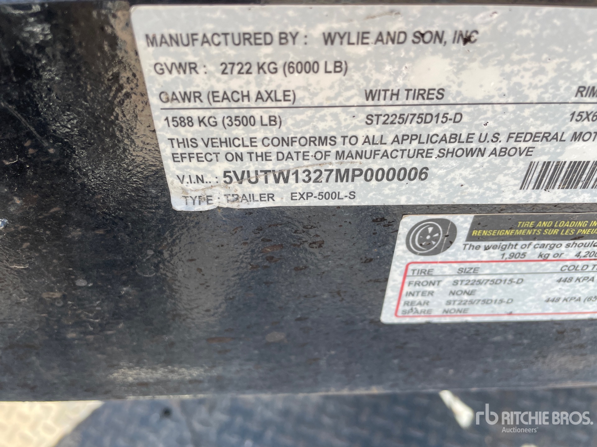 Photo of a 2021 Wylie  EXP500LS