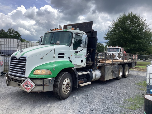 2012 Mack CXU613 6x4 Flatbed Truck