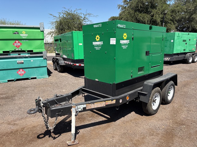 2017 Multiquip DCA-45SSIU4F 36 kW Mobile Generator Set (Inoperable)
