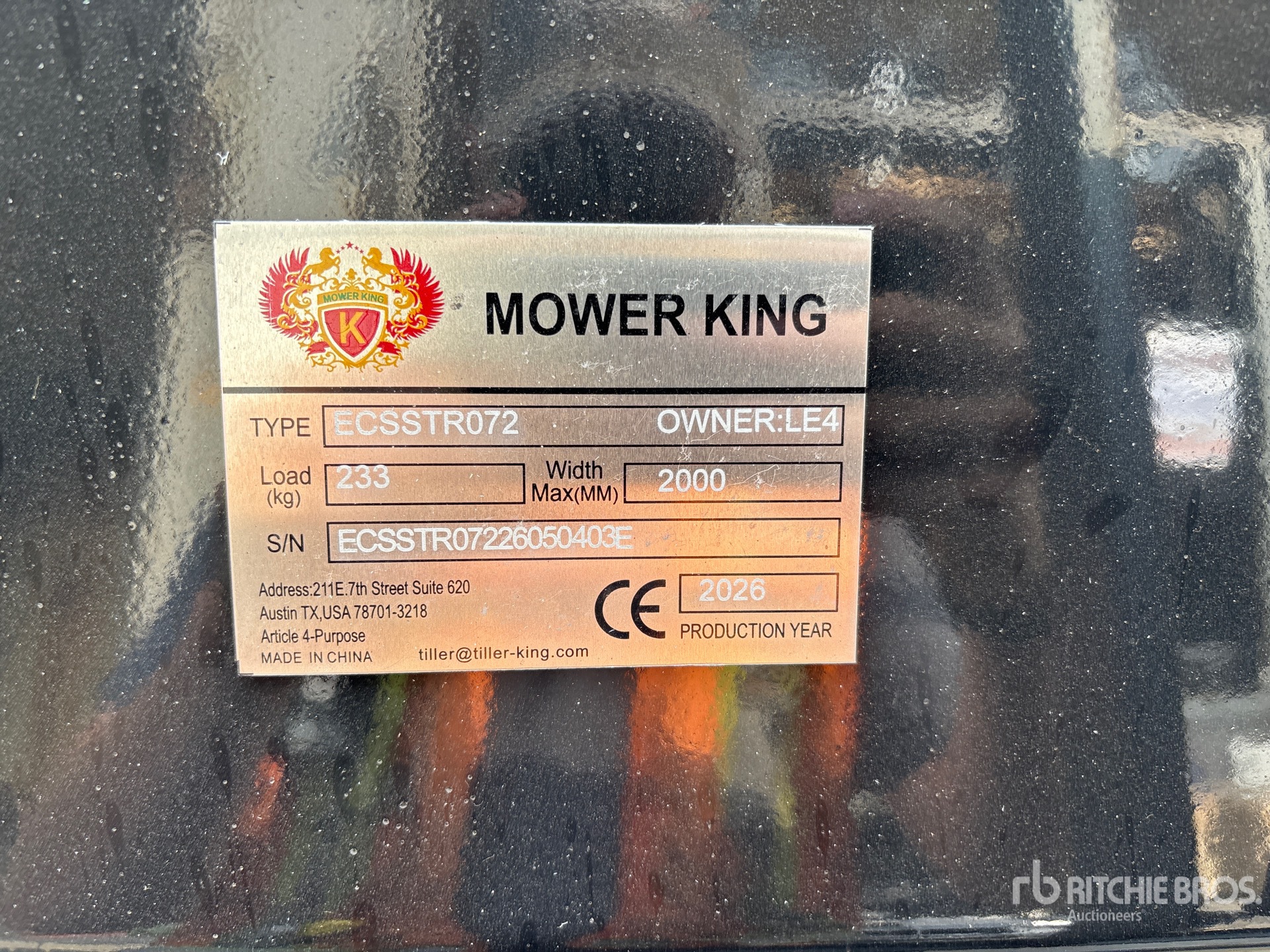 2026 Mower King ECSSTR072
