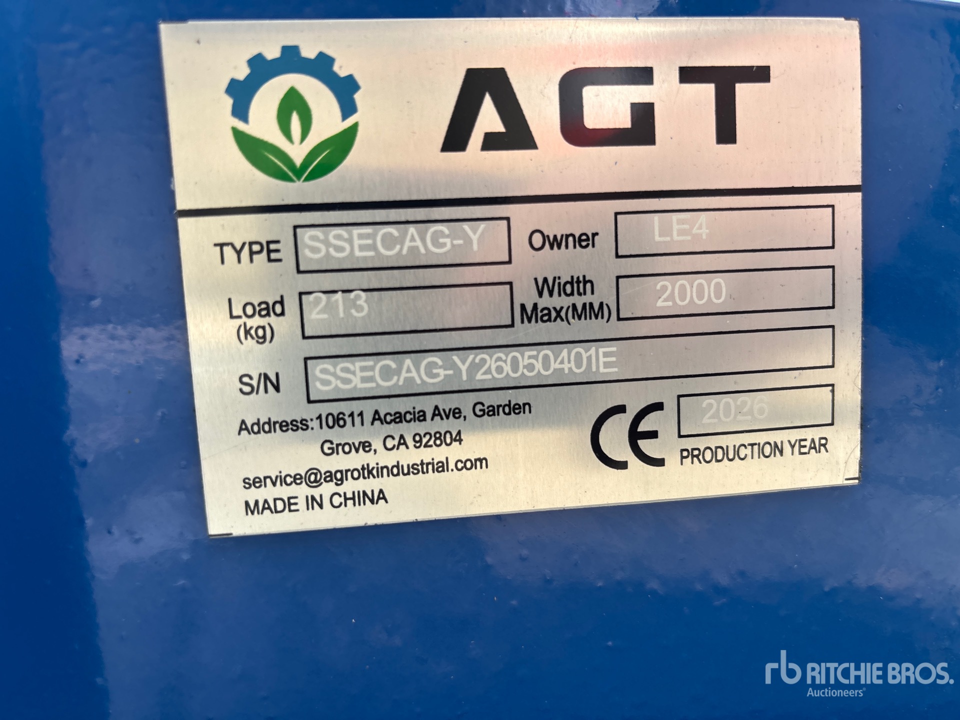 2026 AGT SSECAG-Y