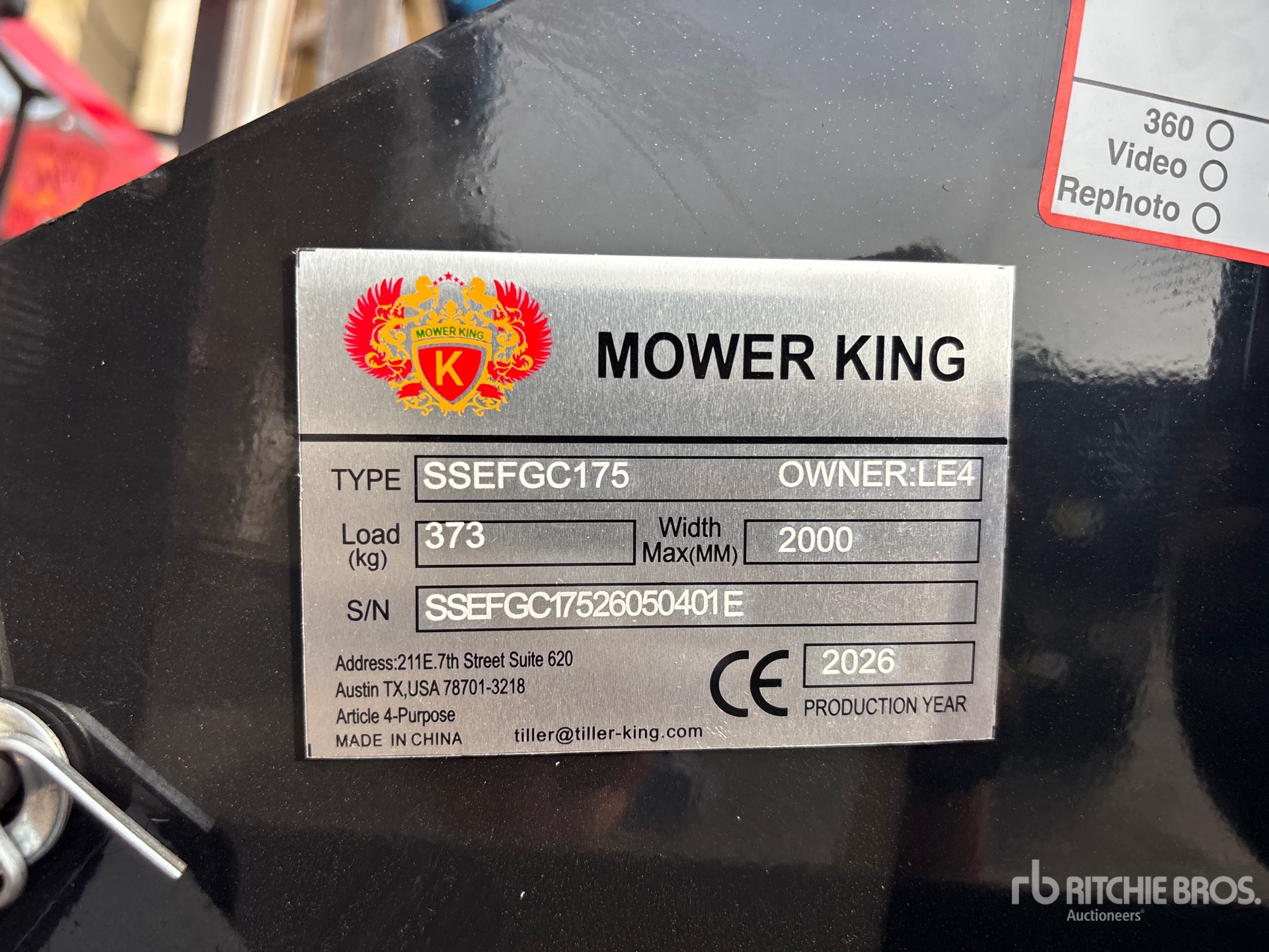 2026 Mower King SSEFGC175