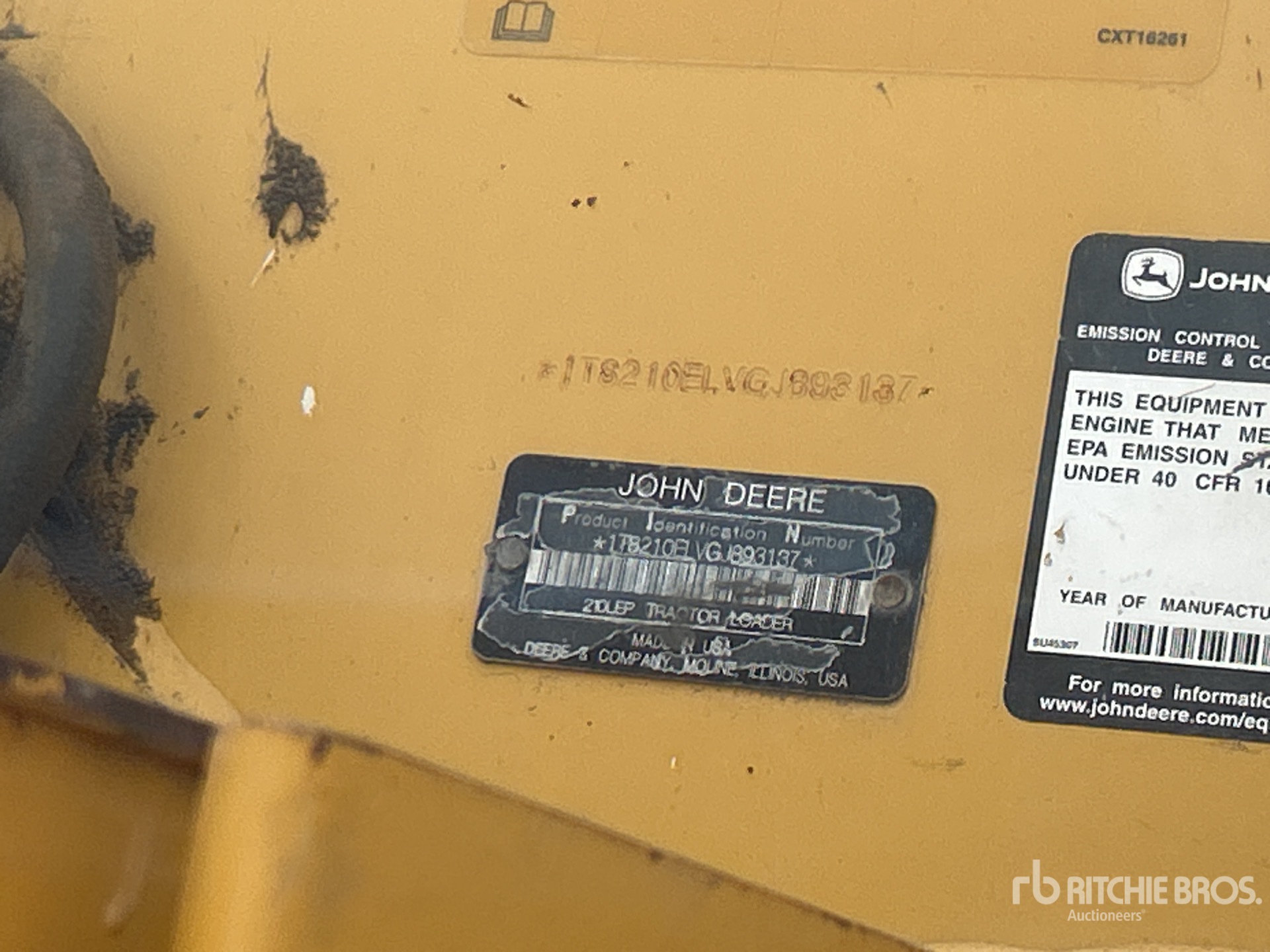 Photo of a 2015 John Deere 210L EP