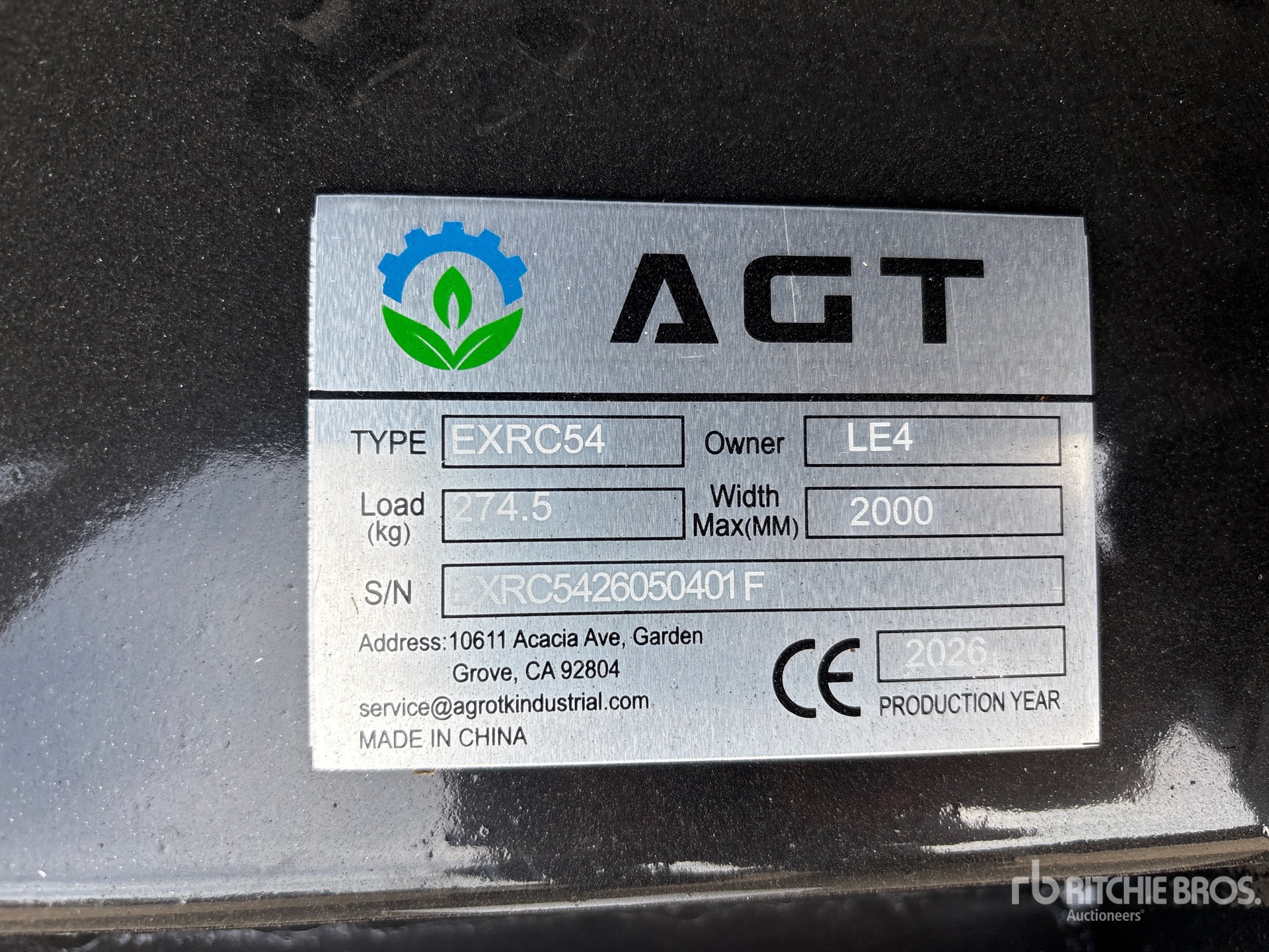 2026 AGT EXRC54