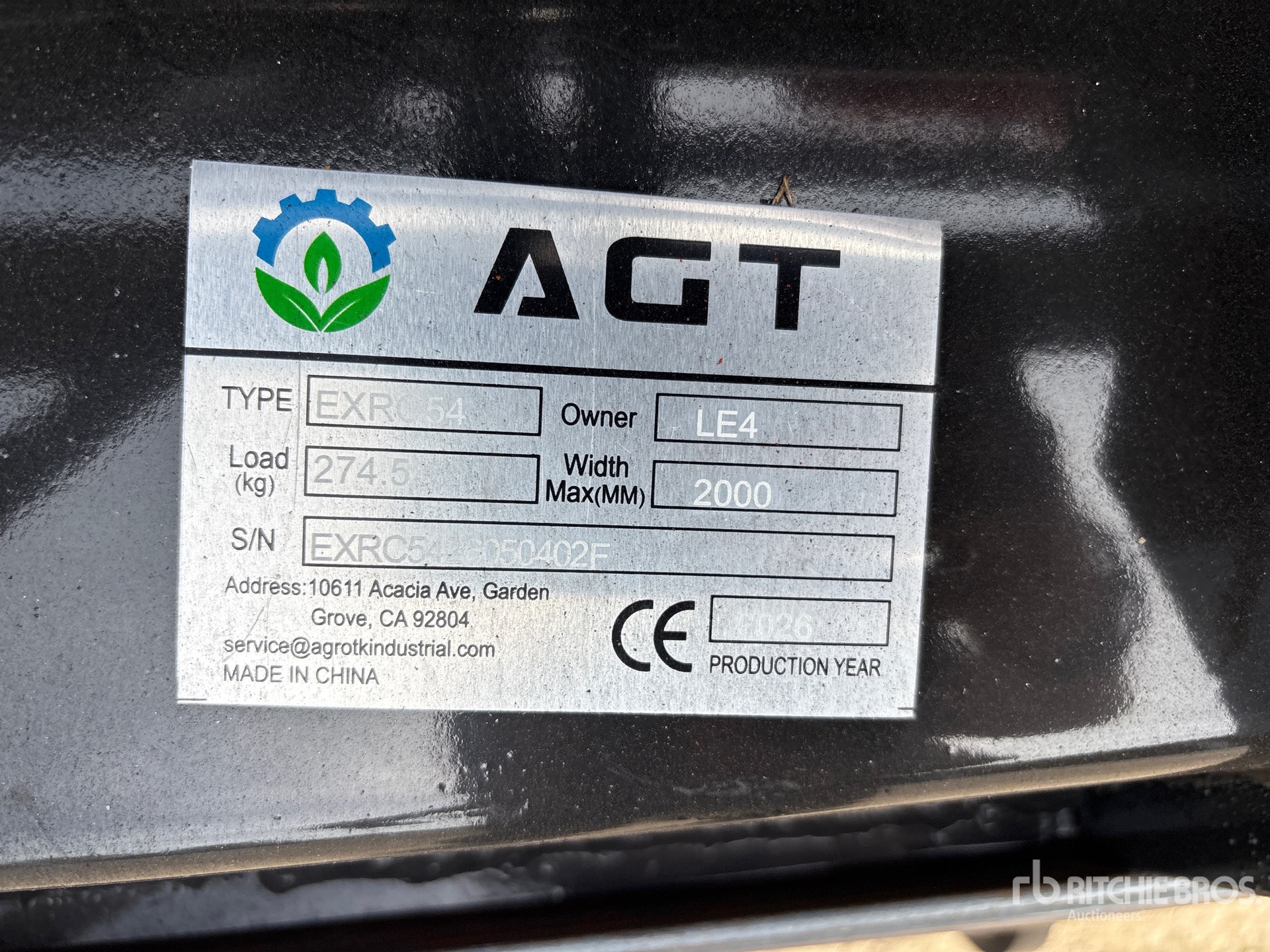 2026 AGT EXRC54