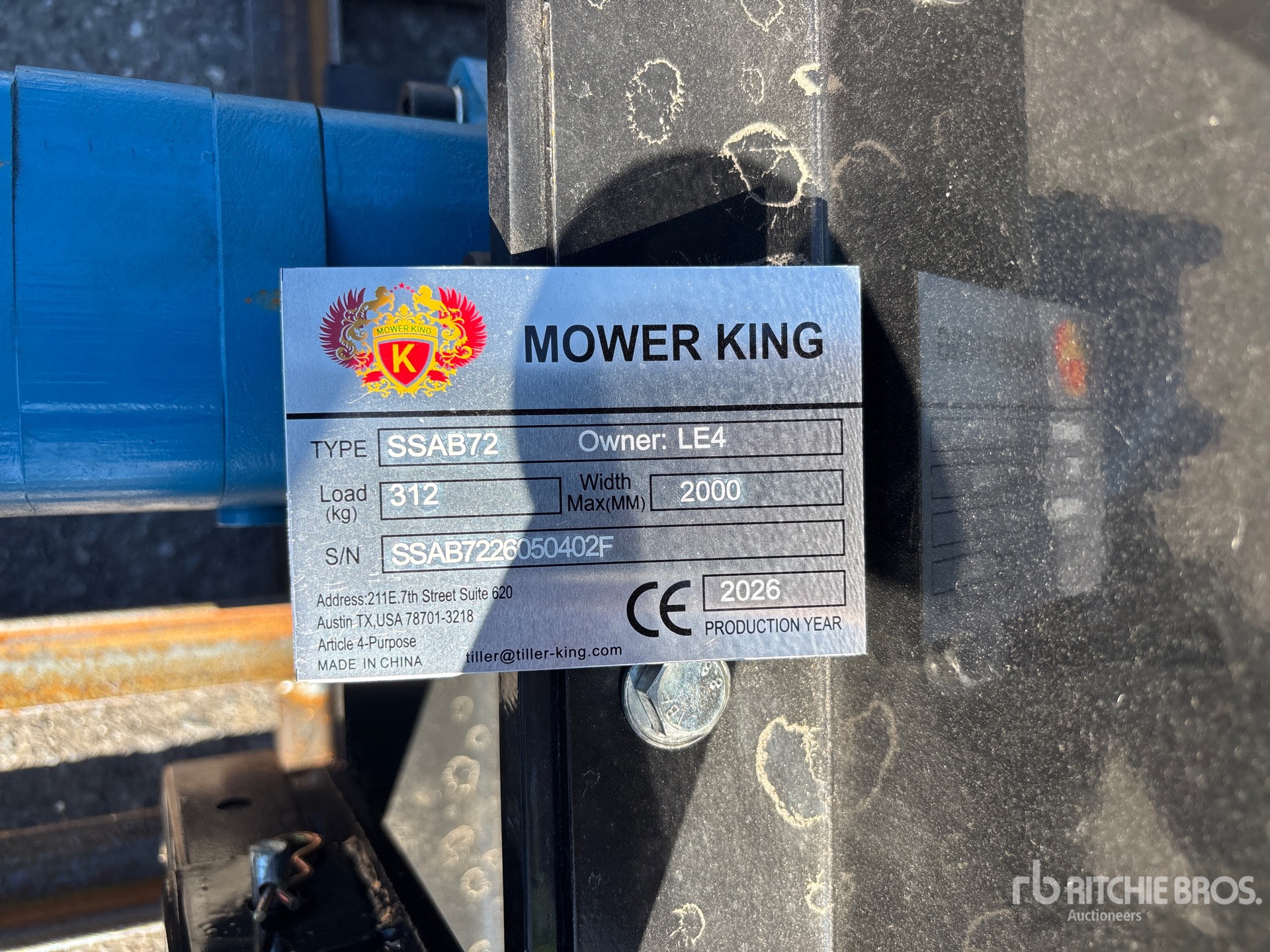 2026 Mower King SSAB72