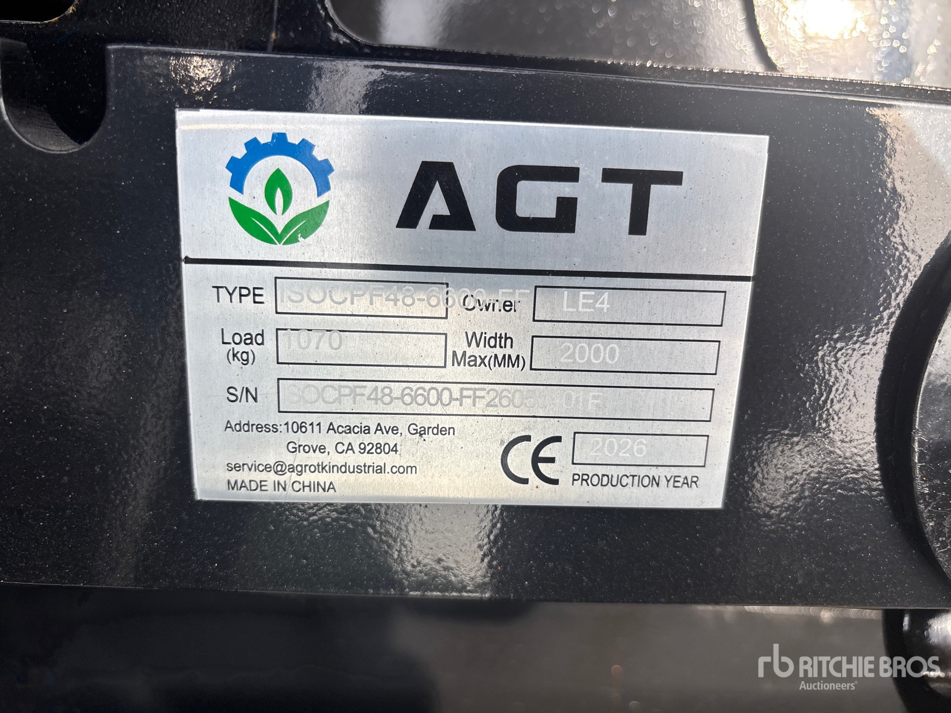 2026 AGT ISOCPF48-6600-F